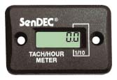 Rotating-shaft Hour Meter/Tachometer, Battery Pwd, LCD Display